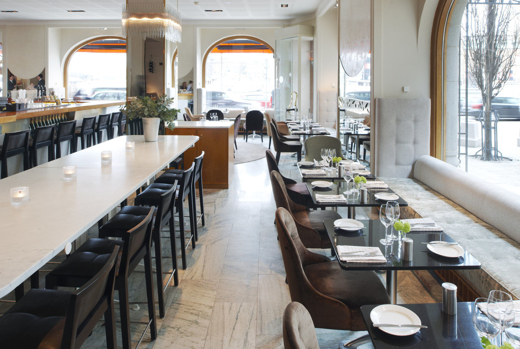호텔 디플로맷 스톡홀름 레스토랑 사진 Restaurant interior